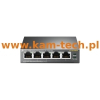 KAM-TECH, kamery, alarmy, monitoring, skawina, kraków, telewizja przemysłowa, systemy dozorowe, kamtech, krakow, - TL-SG1005P Switch 5 portowy, gigabitowy przełącznik typu desktop, 4 porty PoE TP
